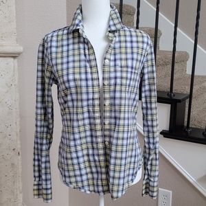 American Eagle 🦅 Plaid Classic Prep Fit Button Down Shirt Size S